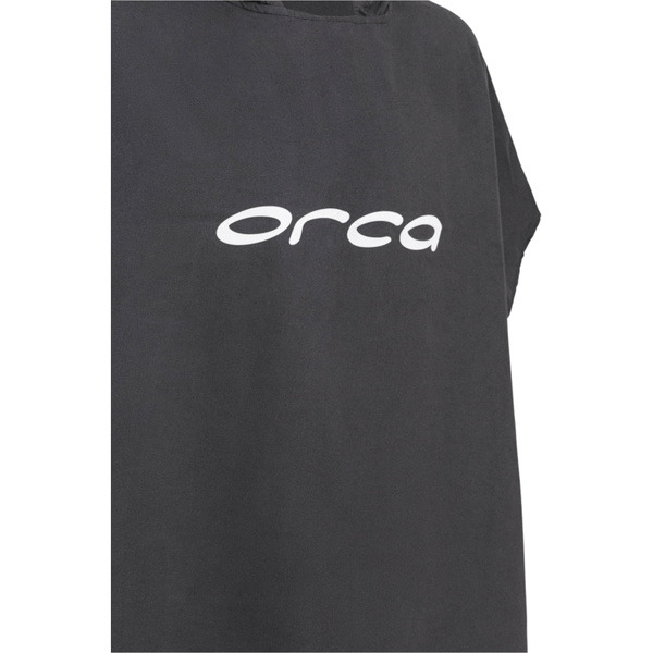 2026 Orca Hooded Poncho Towel JVBWTT01 - Black
